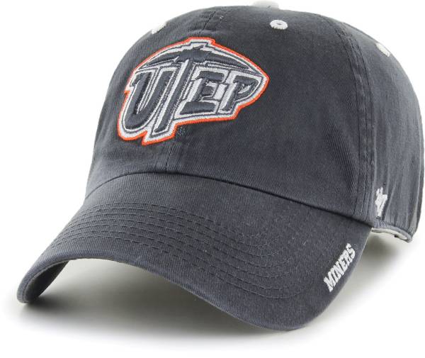 ‘47 Men's UTEP Miners Grey Ice Clean Up Adjustable Hat