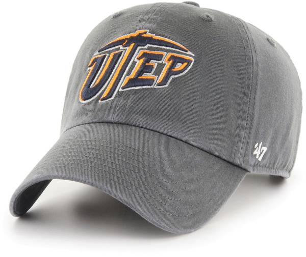 ‘47 Men's UTEP Miners Grey Clean Up Adjustable Hat