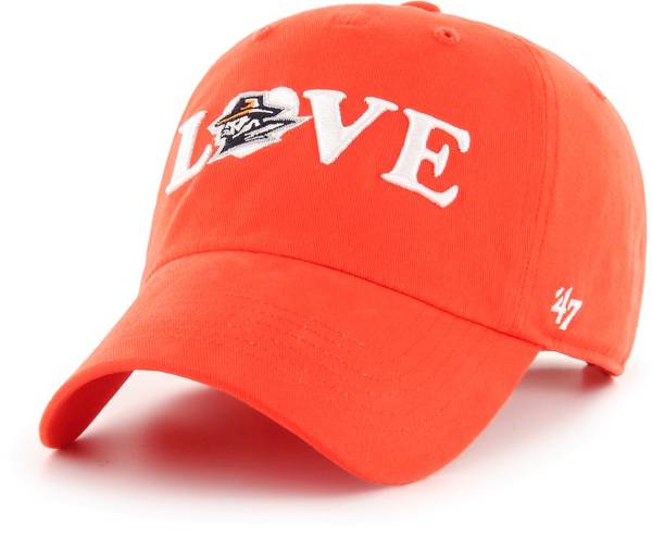 ‘47 Women's UTEP Miners Blaze Orange Love Script Clean Up Adjustable Hat product image