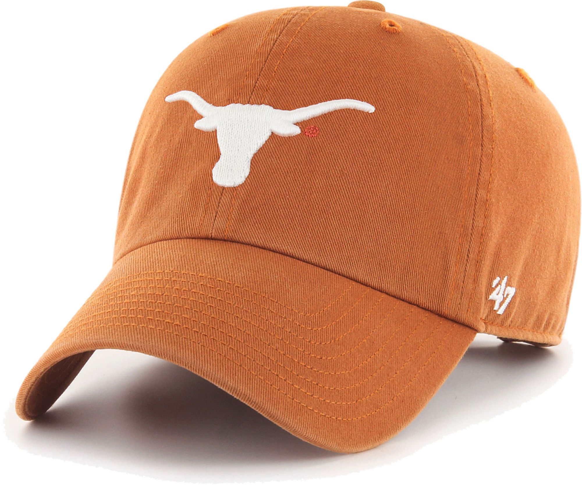 47 Men's Texas Longhorns Clean Up Adjustable Hat