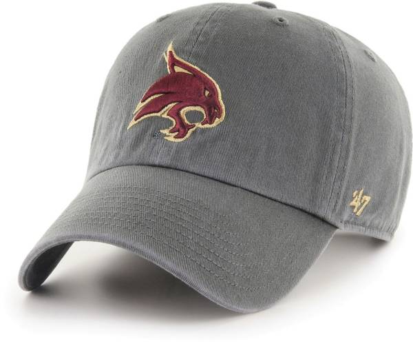 ‘47 Men's Texas State Bobcats Grey Clean Up Adjustable Hat