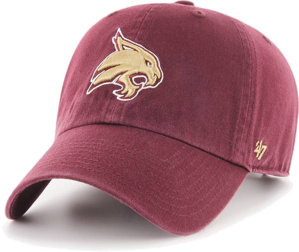 ‘47 Men's Texas State Bobcats Maroon Clean Up Adjustable Hat