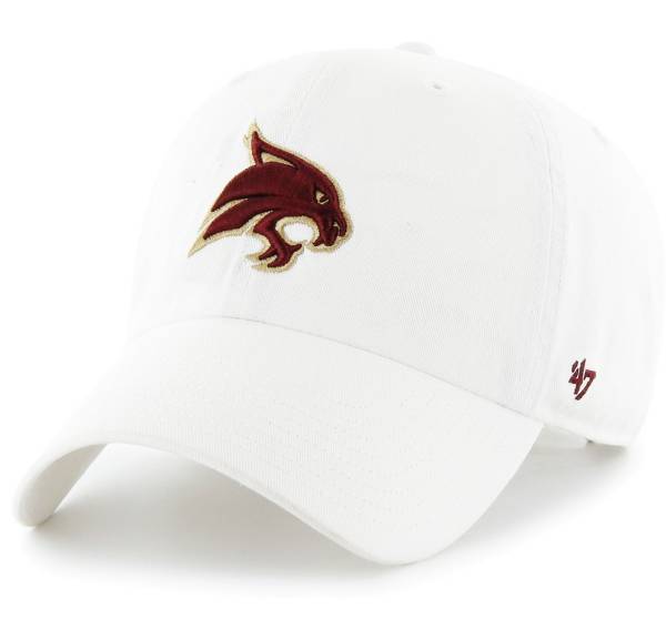 ‘47 Men's Texas State Bobcats Clean Up Adjustable White Hat
