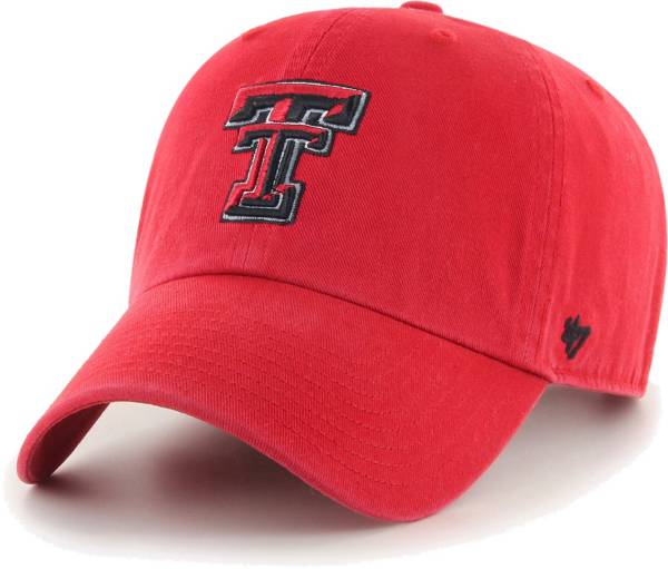 ‘47 Men's Texas Tech Red Raiders Red Clean Up Adjustable Hat product image