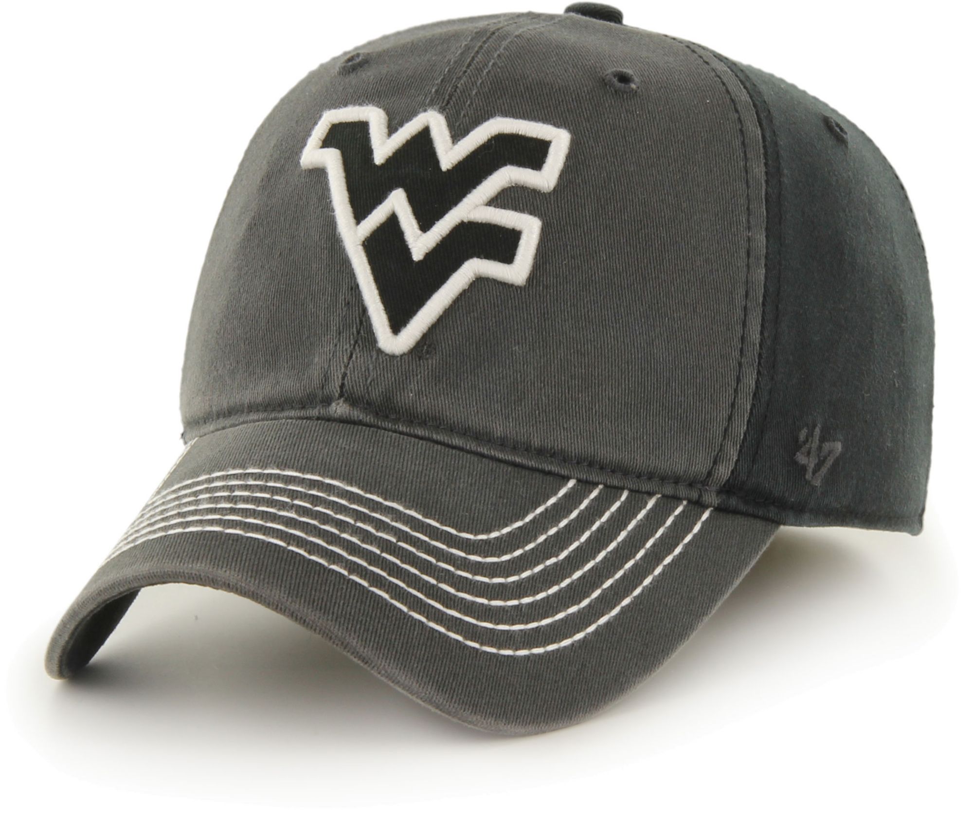 wvu fitted hats