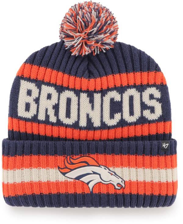 ‘47 Men's Denver Broncos Bering Navy Cuffed Knit Hat