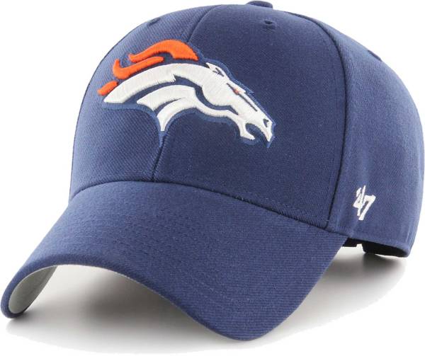 Mens Denver Broncos '47 Brand Navy Blue Cleanup Adjustable