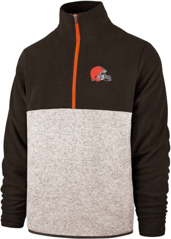 Download '47 Men's Cleveland Browns Kodiak Color Block Quarter-Zip ...