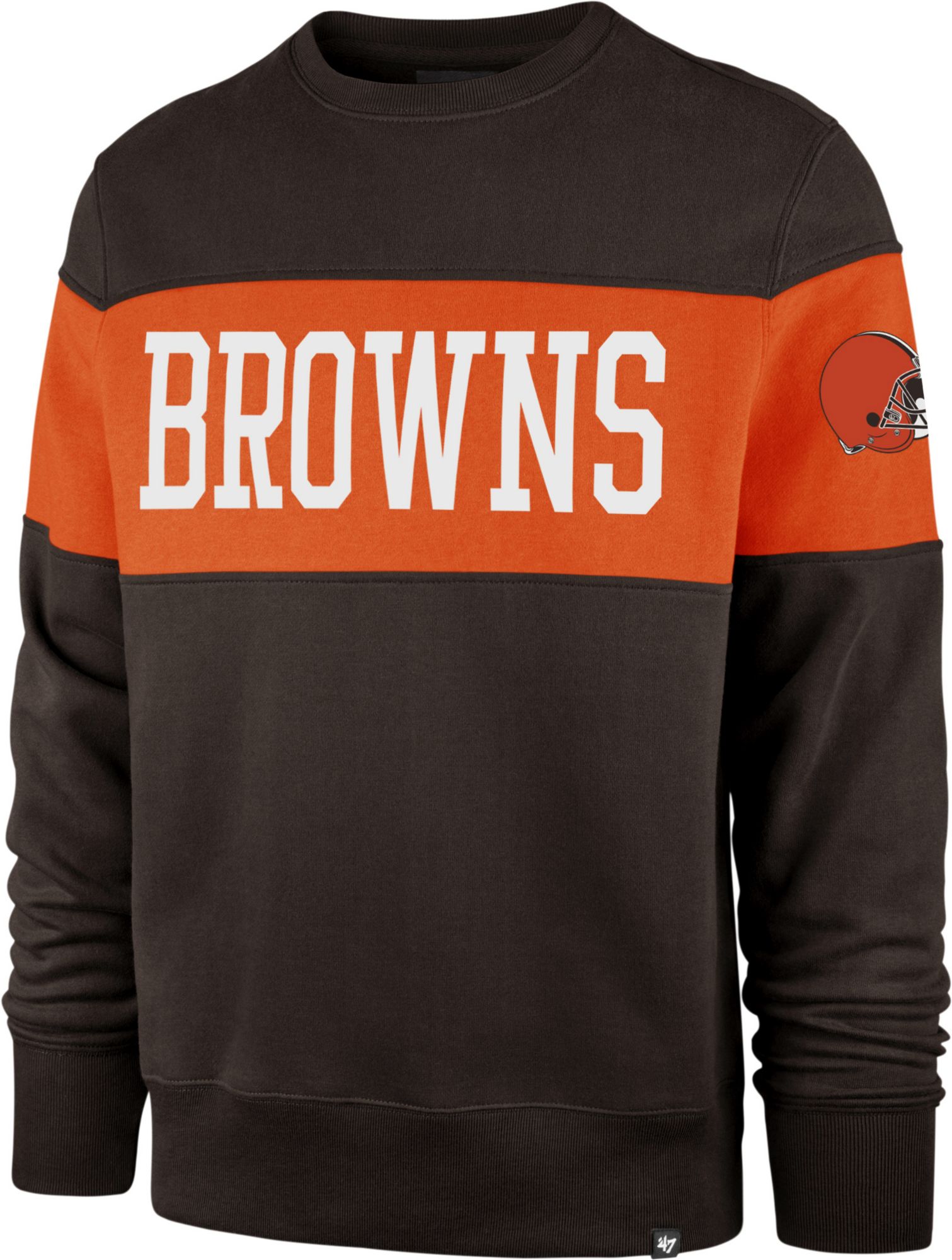 cleveland browns crewneck sweatshirt