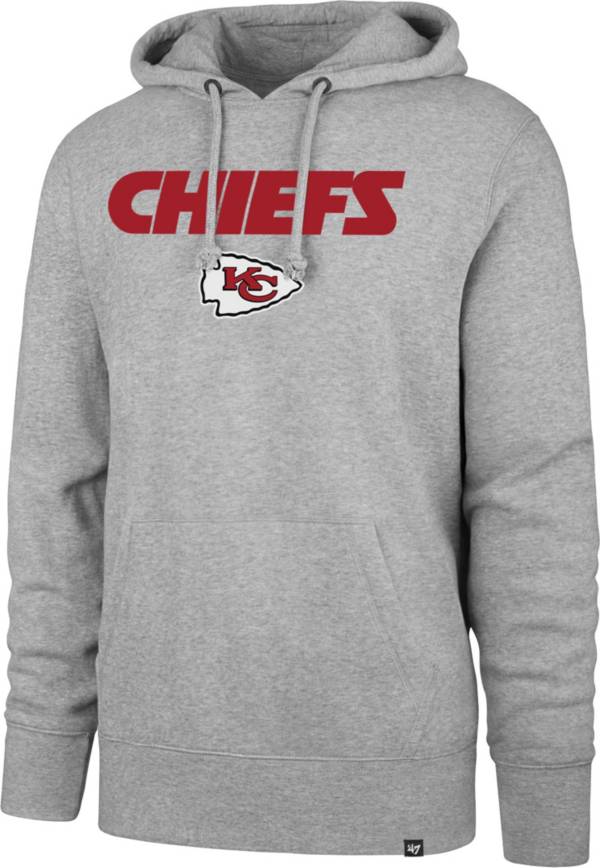 '47 Men's Kansas City Chiefs Pregame Headline Grey Hoodie