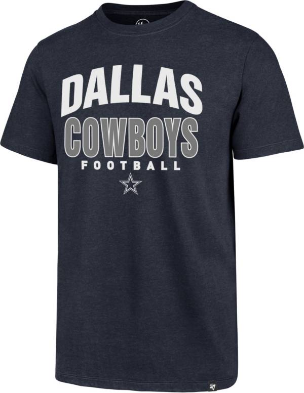 '47 Men's Dallas Cowboys Trackdown Club Navy T-Shirt