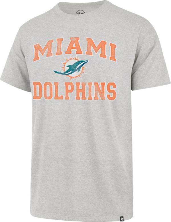 ‘47 Men's Miami Dolphins Arch Franklin Grey T-Shirt