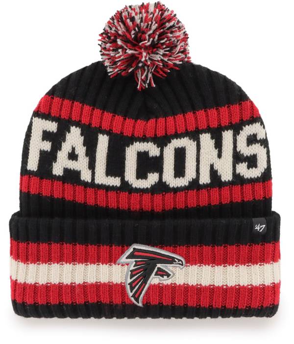 ‘47 Men's Atlanta Falcons Bering Black Cuffed Knit Hat