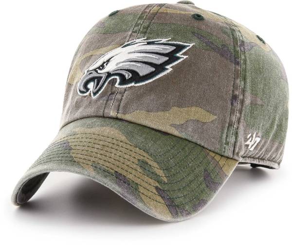 '47 Men's Philadelphia Eagles Camo Cleanup Adjustable Hat