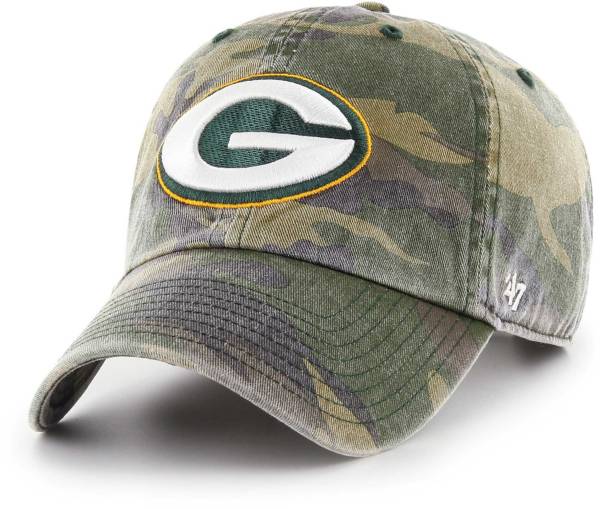 '47 Men's Green Bay Packers Camo Cleanup Adjustable Hat product image