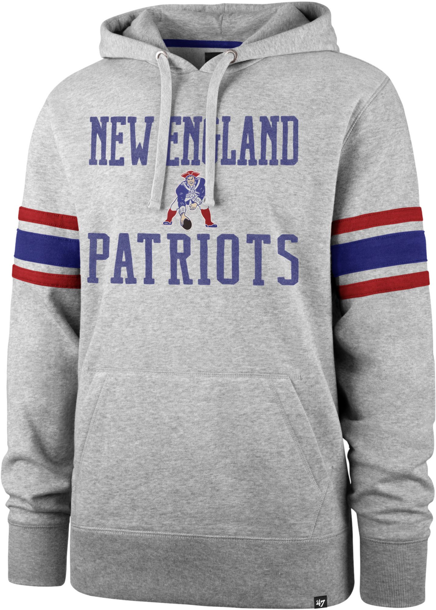 patriots grey hoodie