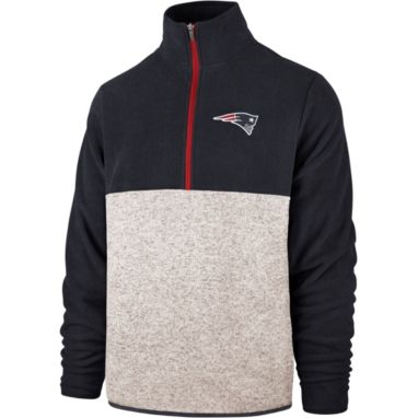sorry, ‘47 Men's New England Patriots Kodiak Color Block Quarter-Zip Pullover is currently out of stock