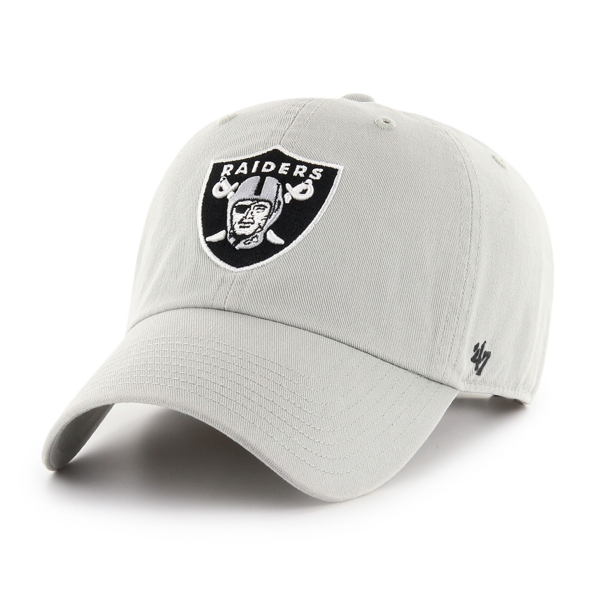 '47 Men's Las Vegas Raiders Cleanup Gray Adjustable Hat product image