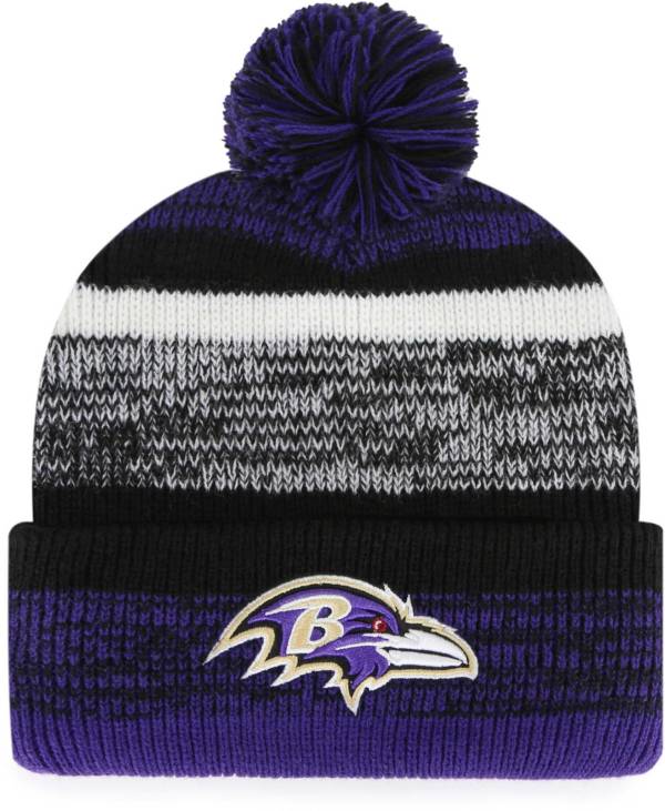 '47 Men's Baltimore Ravens Black Northward Knit