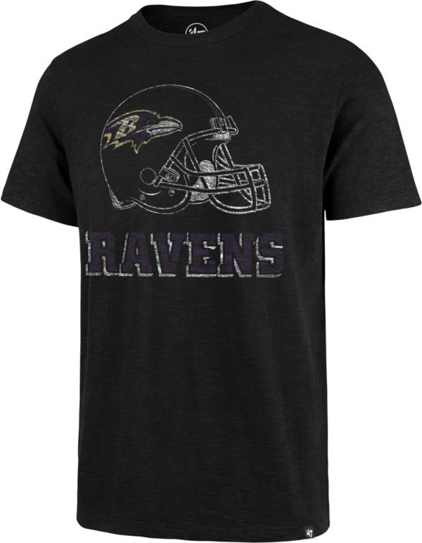 ‘47 Men's Baltimore Ravens Scrum Logo Black T-Shirt product image