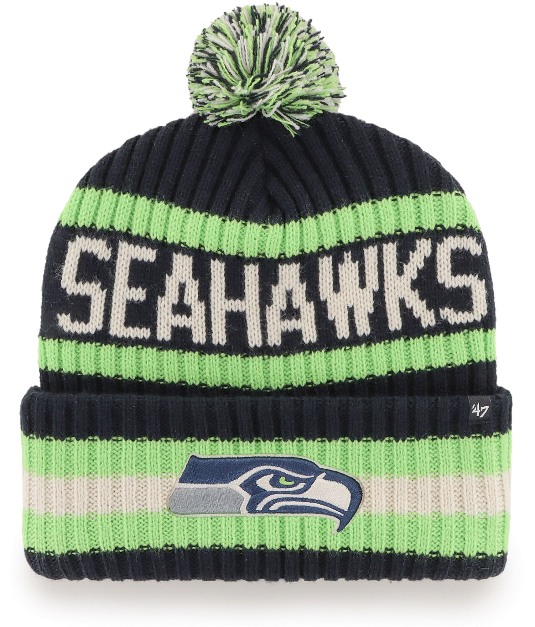 ‘47 Men's Seattle Seahawks Bering Navy Cuffed Beanie product image