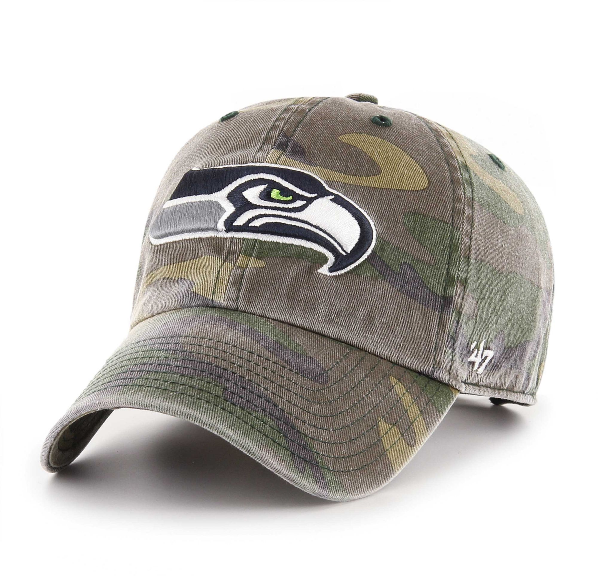 '47 Men's Seattle Seahawks Camo Cleanup Adjustable Hat product image