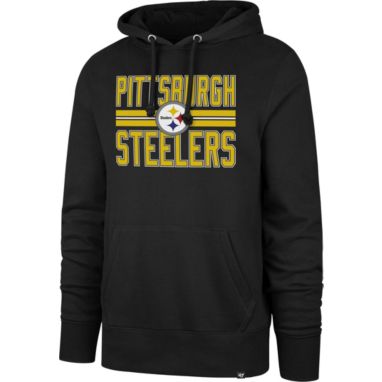 sorry, '47 Men's Pittsburgh Steelers Stripe Headline Black Hoodie is currently out of stock