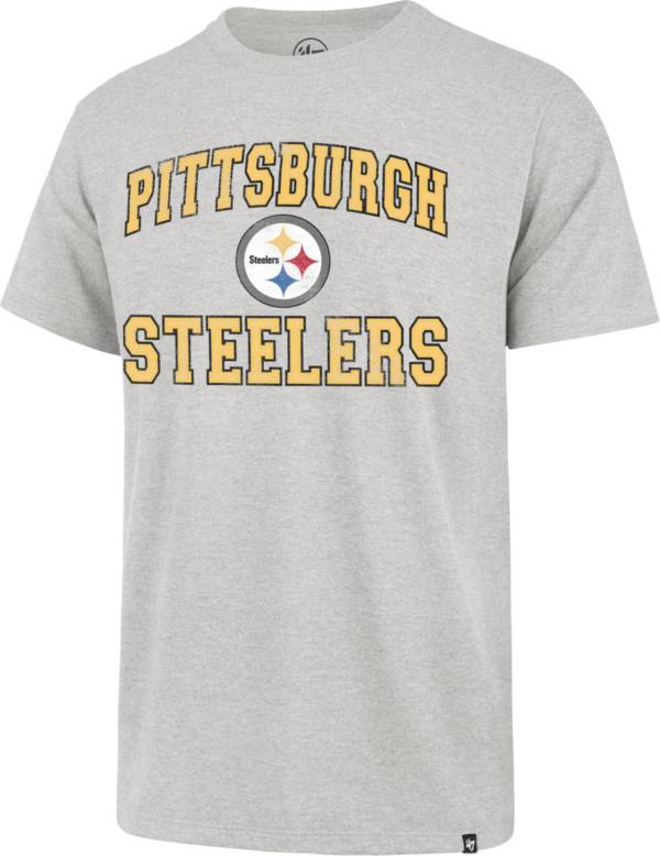 ‘47 Men's Pittsburgh Steelers Franklin Arch Grey T-Shirt product image