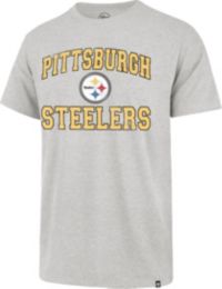 Pittsburgh Steelers Short Sleeve Split Side Tee - Black/White/Grey