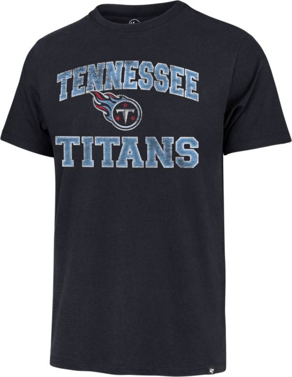 ‘47 Men's Tennessee Titans Arch Franklin Navy T-Shirt