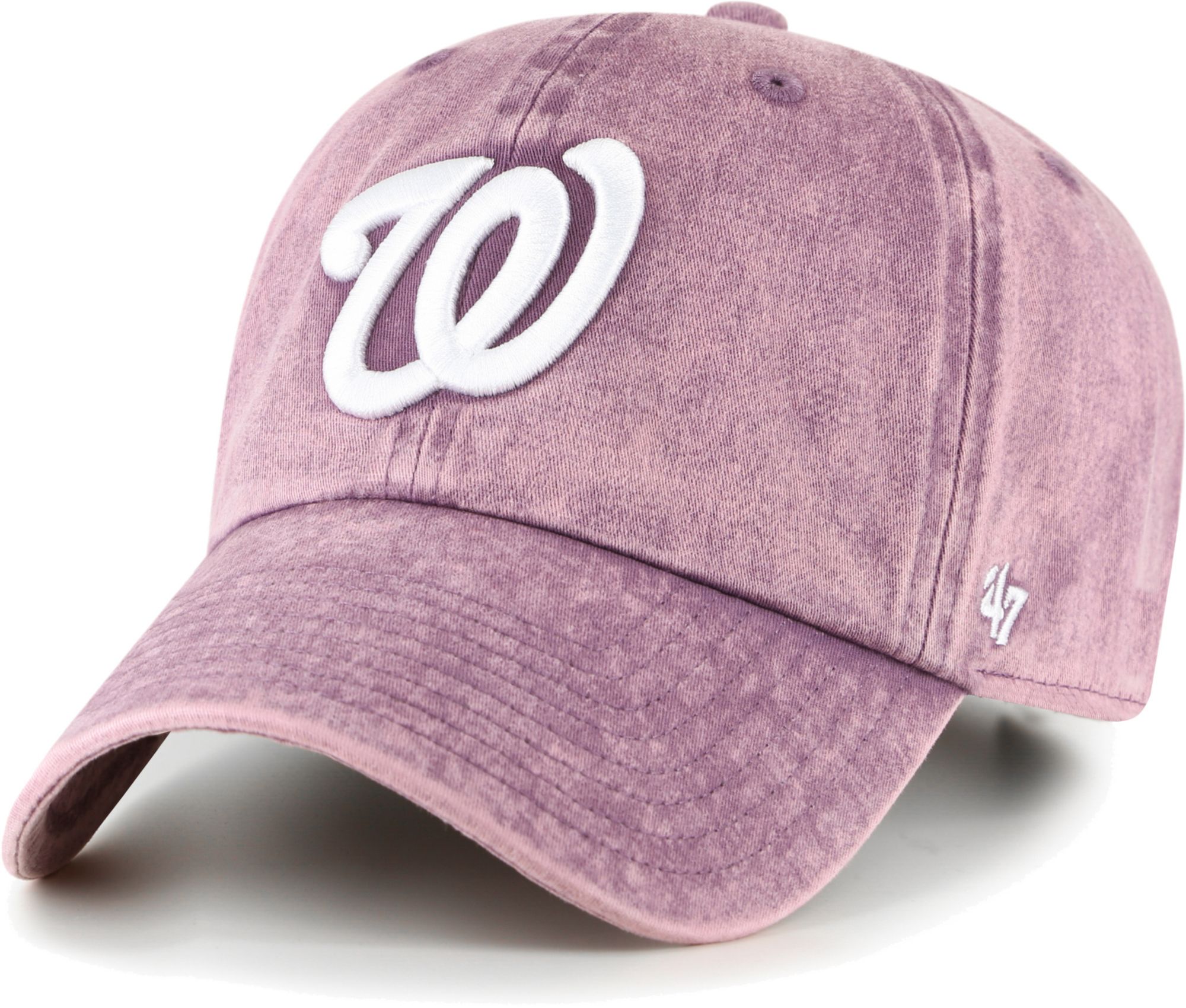 purple washington nationals hat