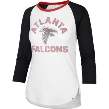 sorry, ‘47 Women's Atlanta Falcons White Wash Raglan Three-Quarter Sleeve T-Shirt is currently out of stock