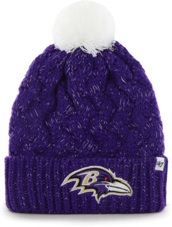 '47 Men's Baltimore Ravens Purple Fiona Cuffed Knit product image