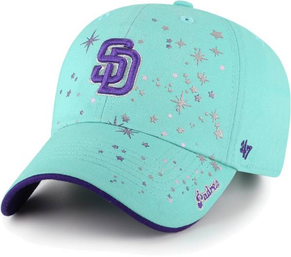 ‘47 Youth Girls' San Diego Padres Green Stardust Clean Up Adjustable Hat