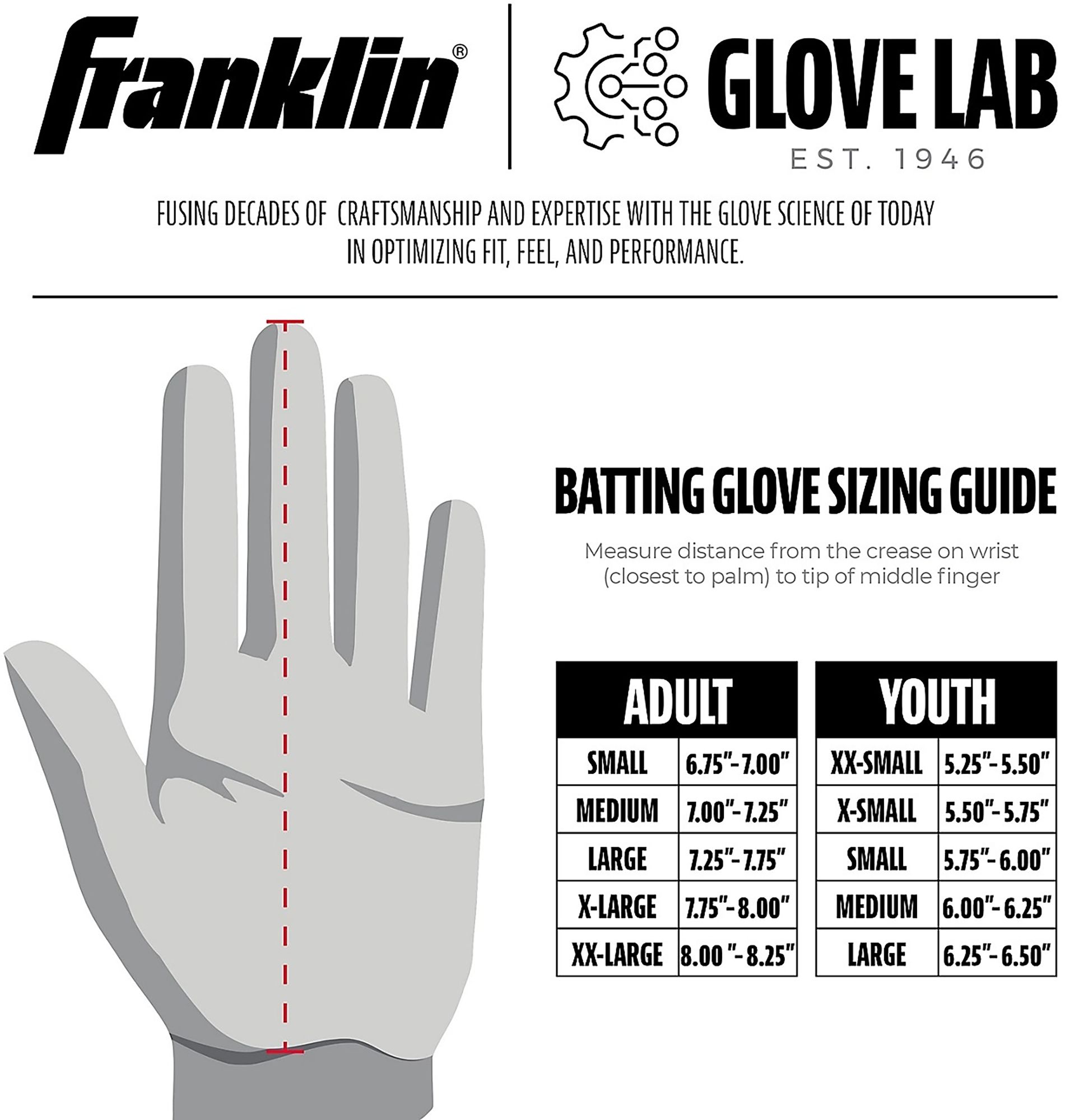 Franklin Youth CFX Pro Batting Gloves product image