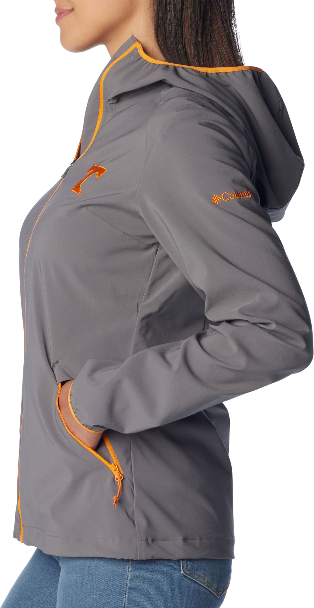 Columbia Women's Tennessee Volunteers Grey Canyon Full Zip Jacket