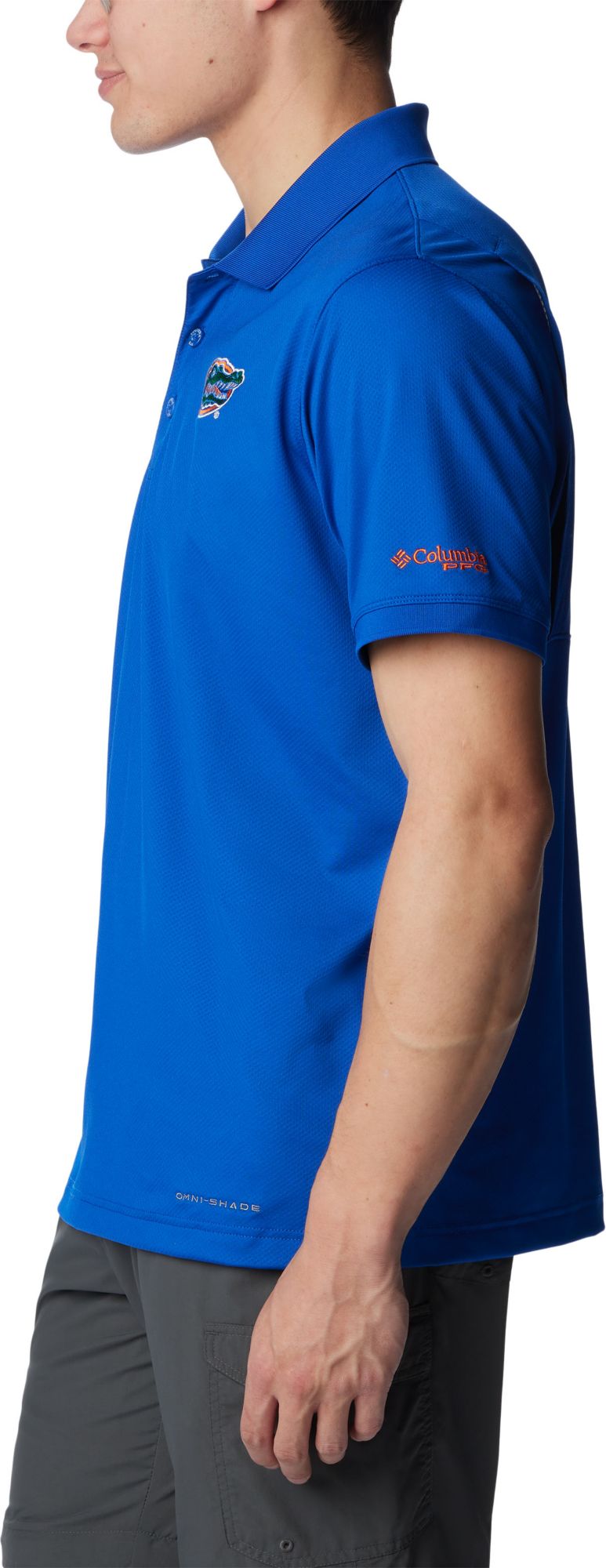 Columbia Men's Florida Gators Blue Tamiami Performance Polo product image