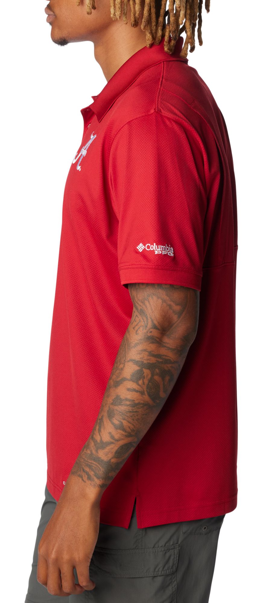 Columbia Men's Alabama Crimson Tide Red Velvet Tamiami Polo product image