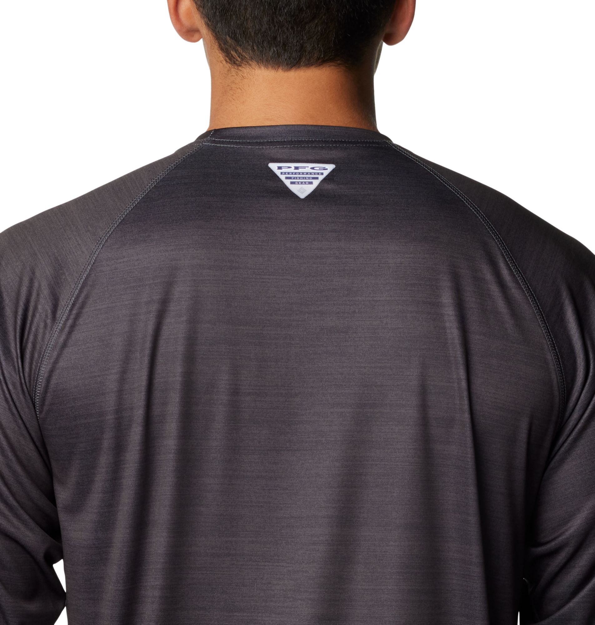 Columbia Men's South Carolina Gamecocks Grey Heathered Terminal Tackle Long Sleeve T-Shirt product image