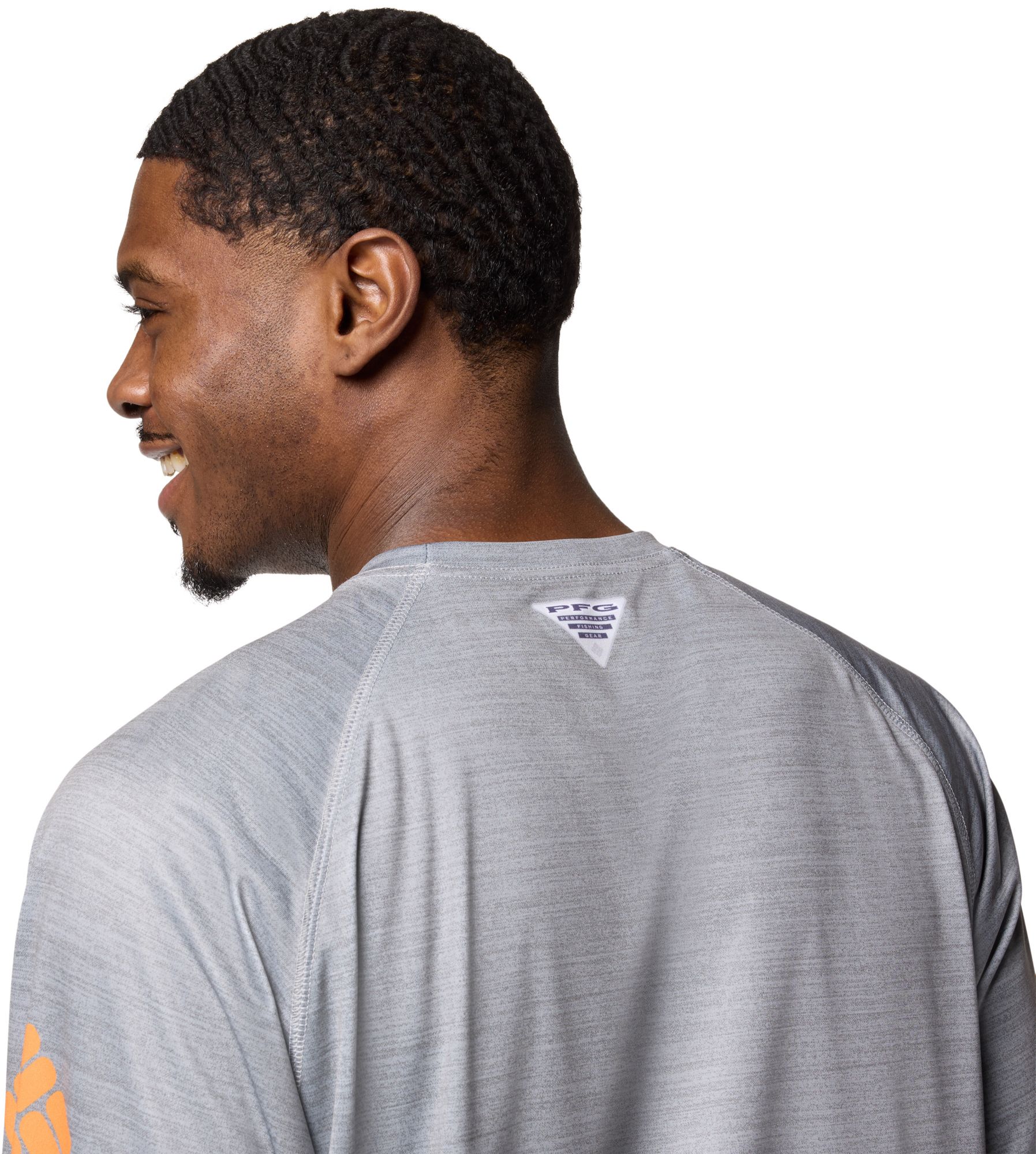 Columbia Men's Tennessee Volunteers Grey Terminal Tackle Heather Long Sleeve T-Shirt product image