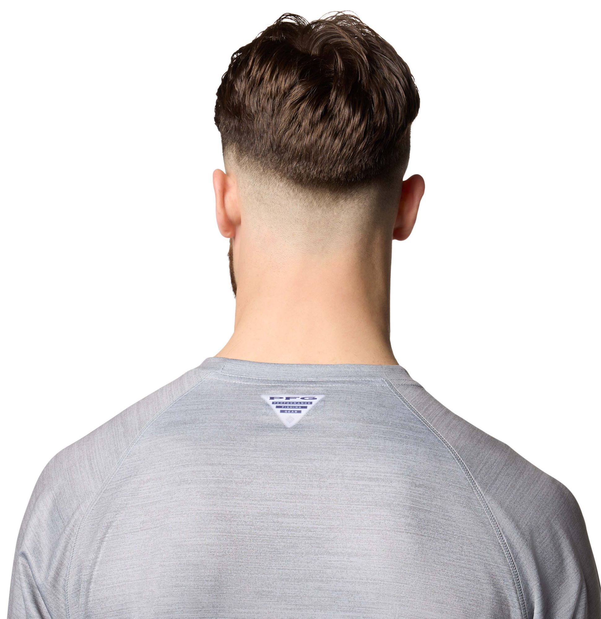 Columbia Men's Georgia Bulldogs Grey Terminal Tackle Heather Long Sleeve T-Shirt product image