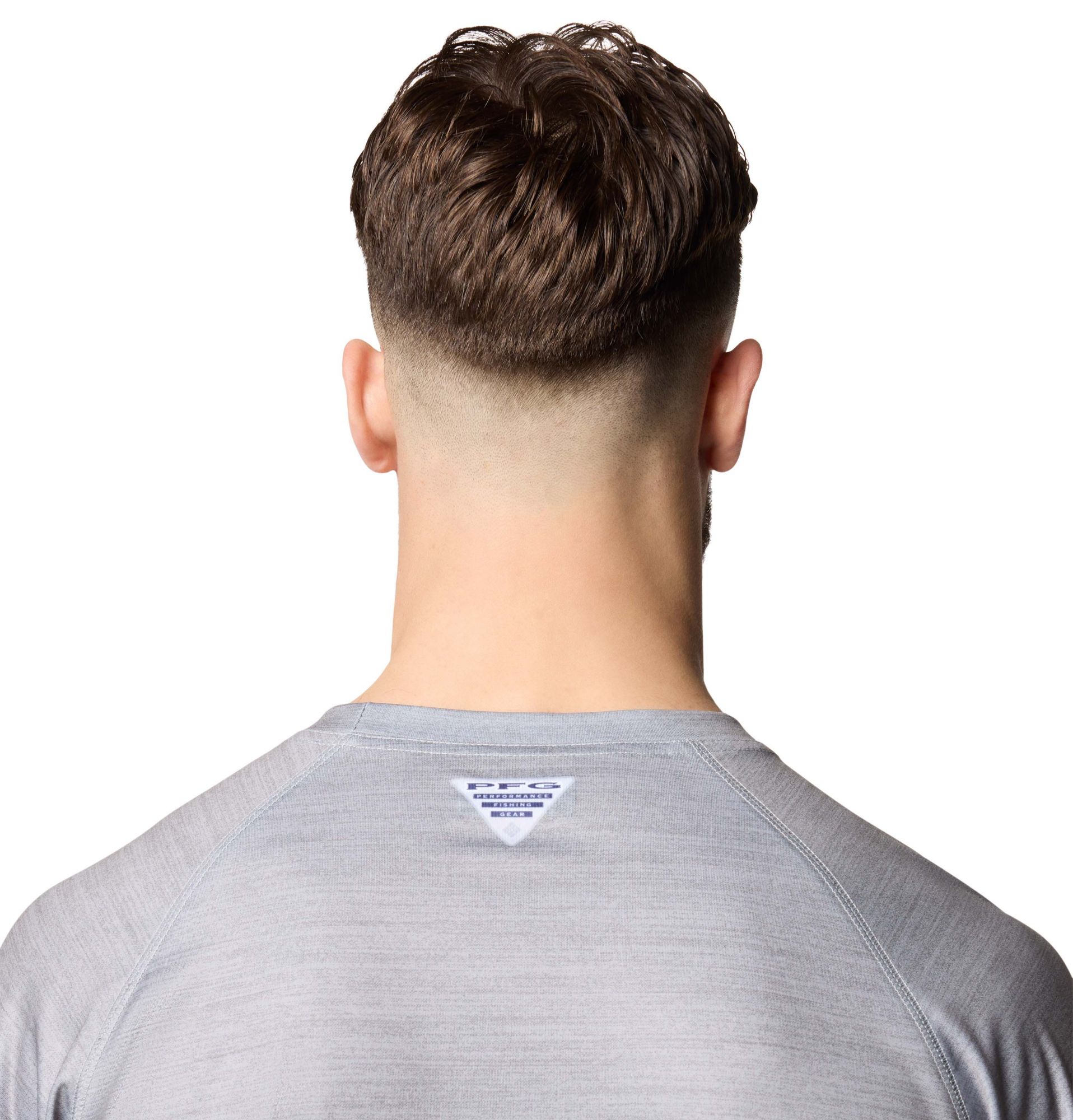 Columbia Men's Alabama Crimson Tide Grey Terminal Tackle Heather Long Sleeve T-Shirt product image