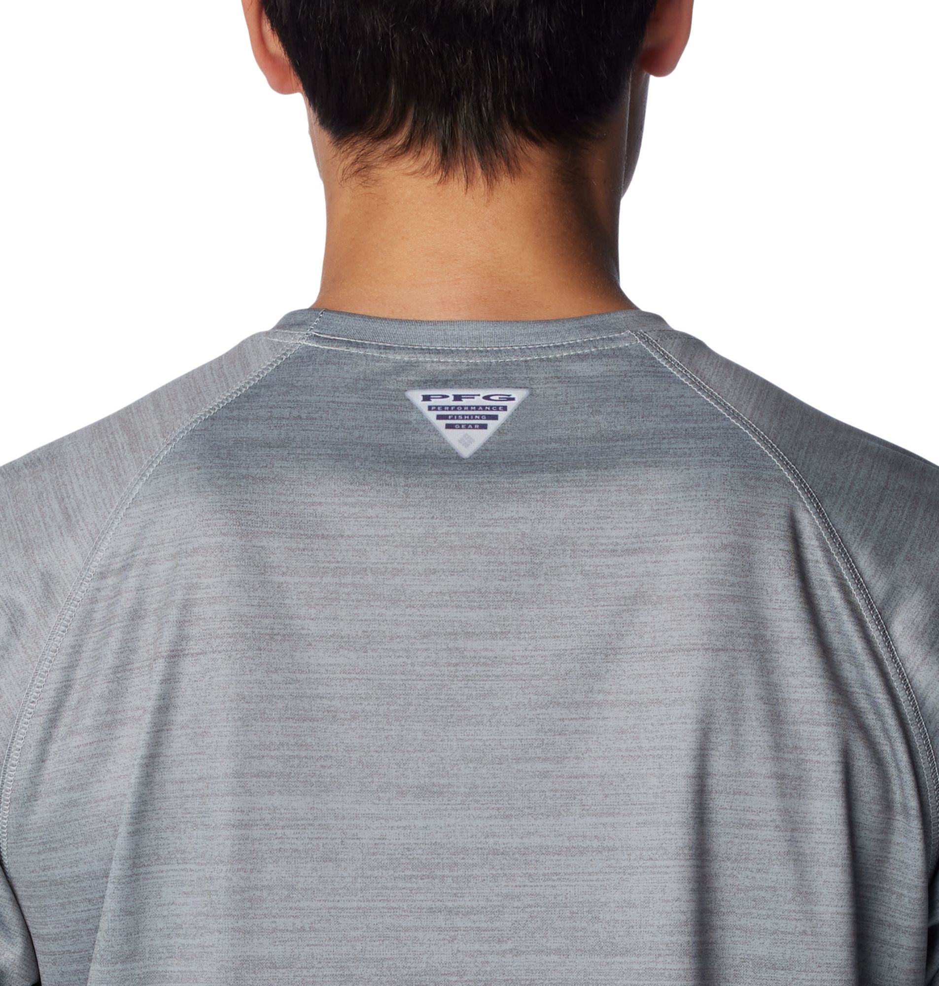 Columbia Men's Ohio State Buckeyes Grey Heather Terminal Tackle Long Sleeve Shirt product image