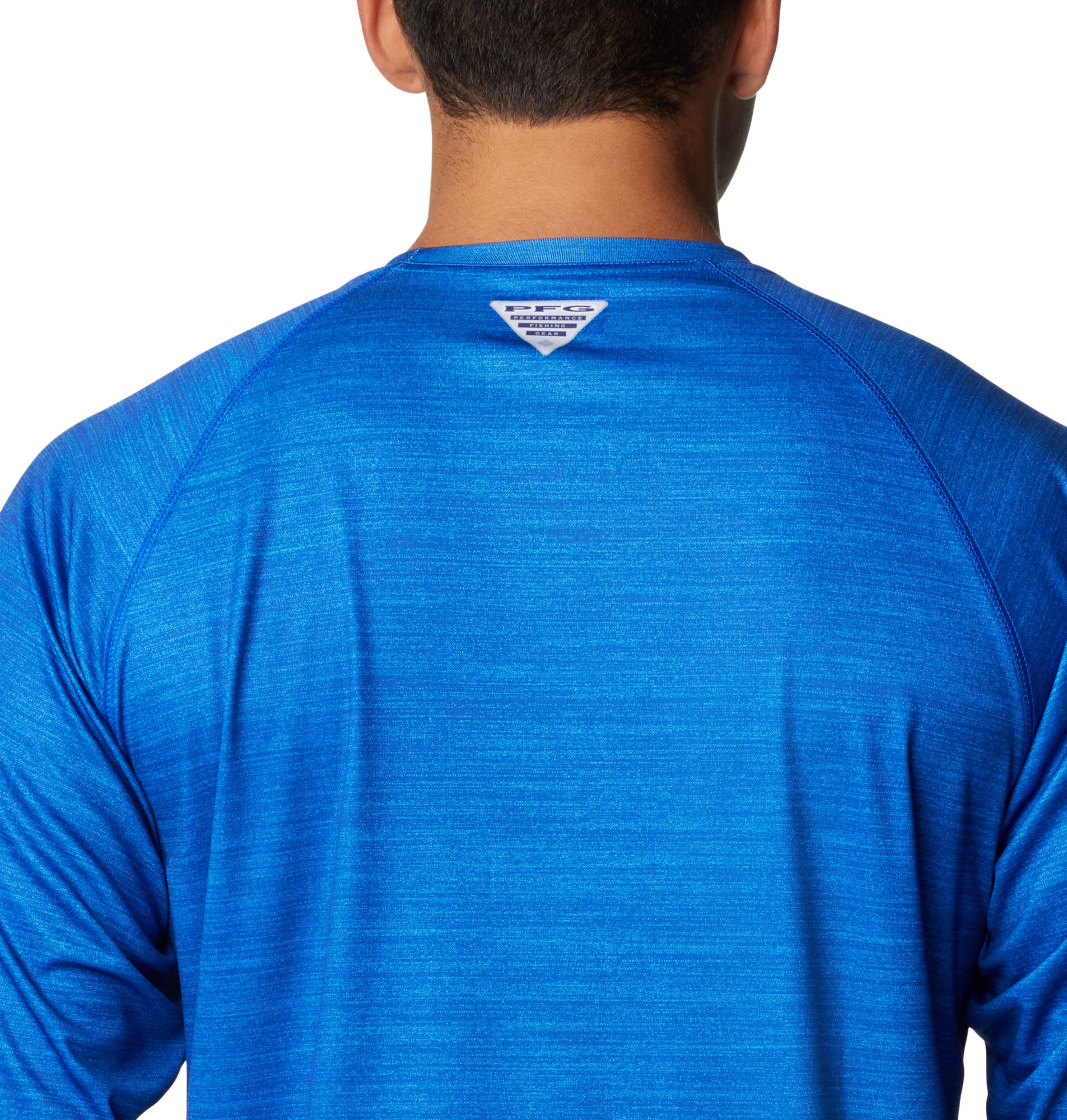Columbia Men's Kentucky Wildcats Blue Heathered Terminal Tackle Long Sleeve T-Shirt product image