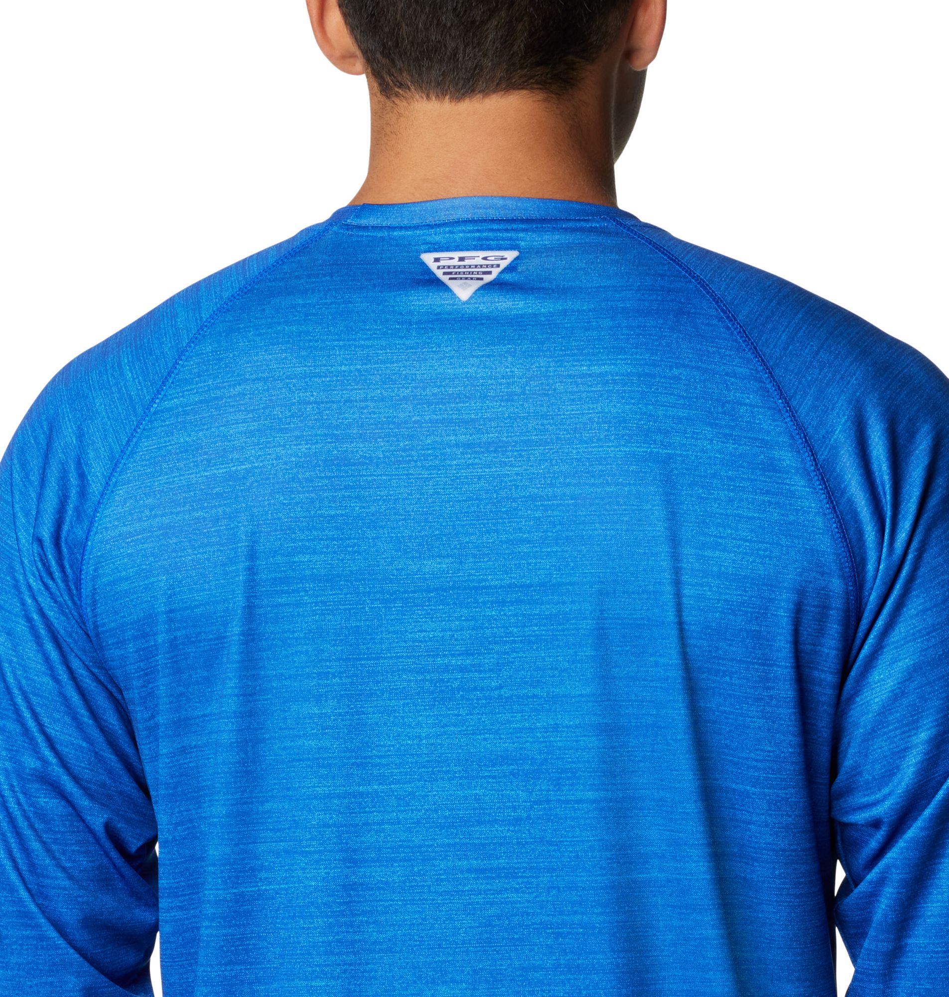 Columbia Men's Florida Gators Blue Heathered Terminal Tackle Long Sleeve T-Shirt product image