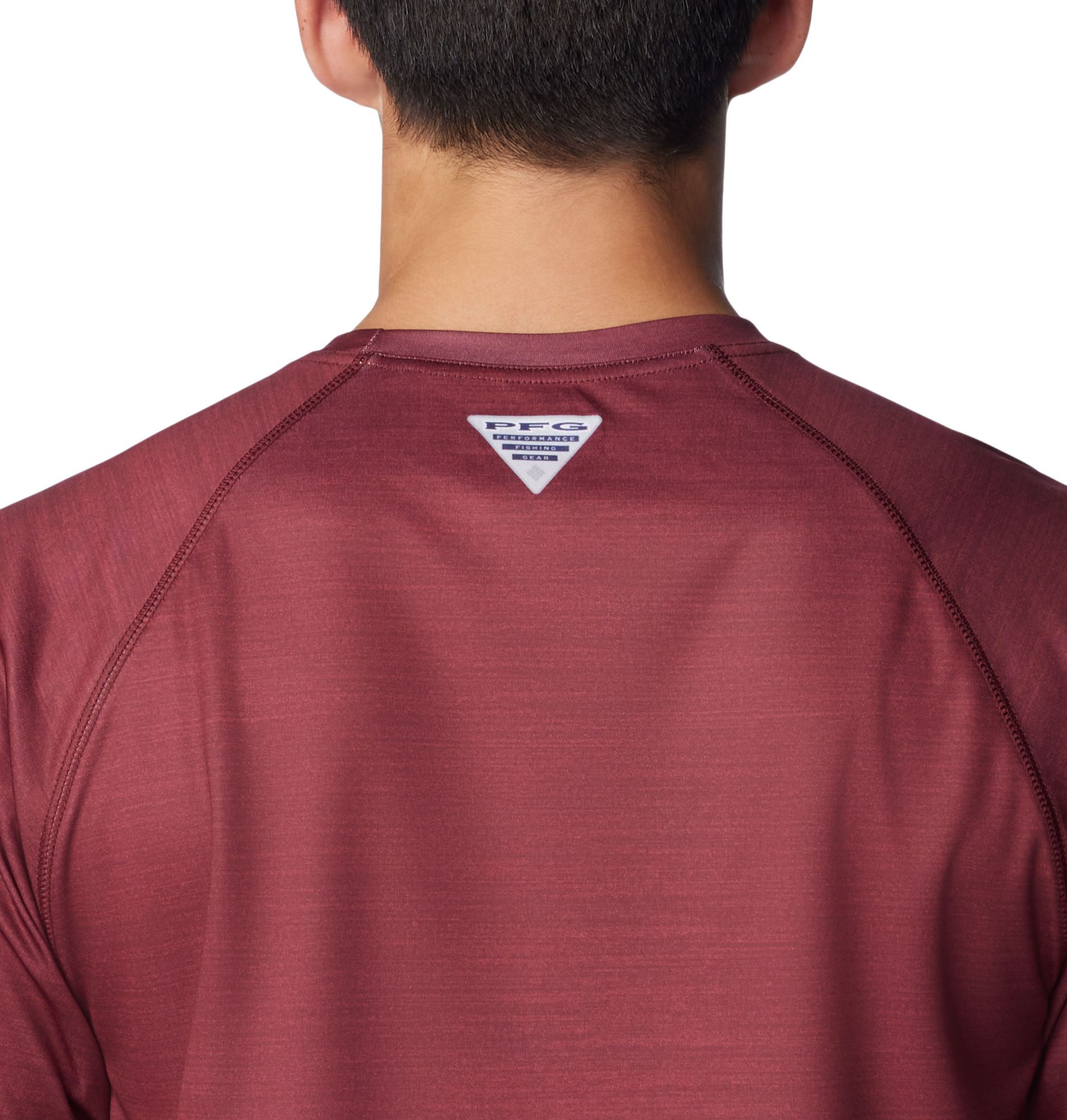 Columbia Men's Texas A&M Aggies Maroon Heathered Terminal Tackle Long Sleeve T-Shirt product image
