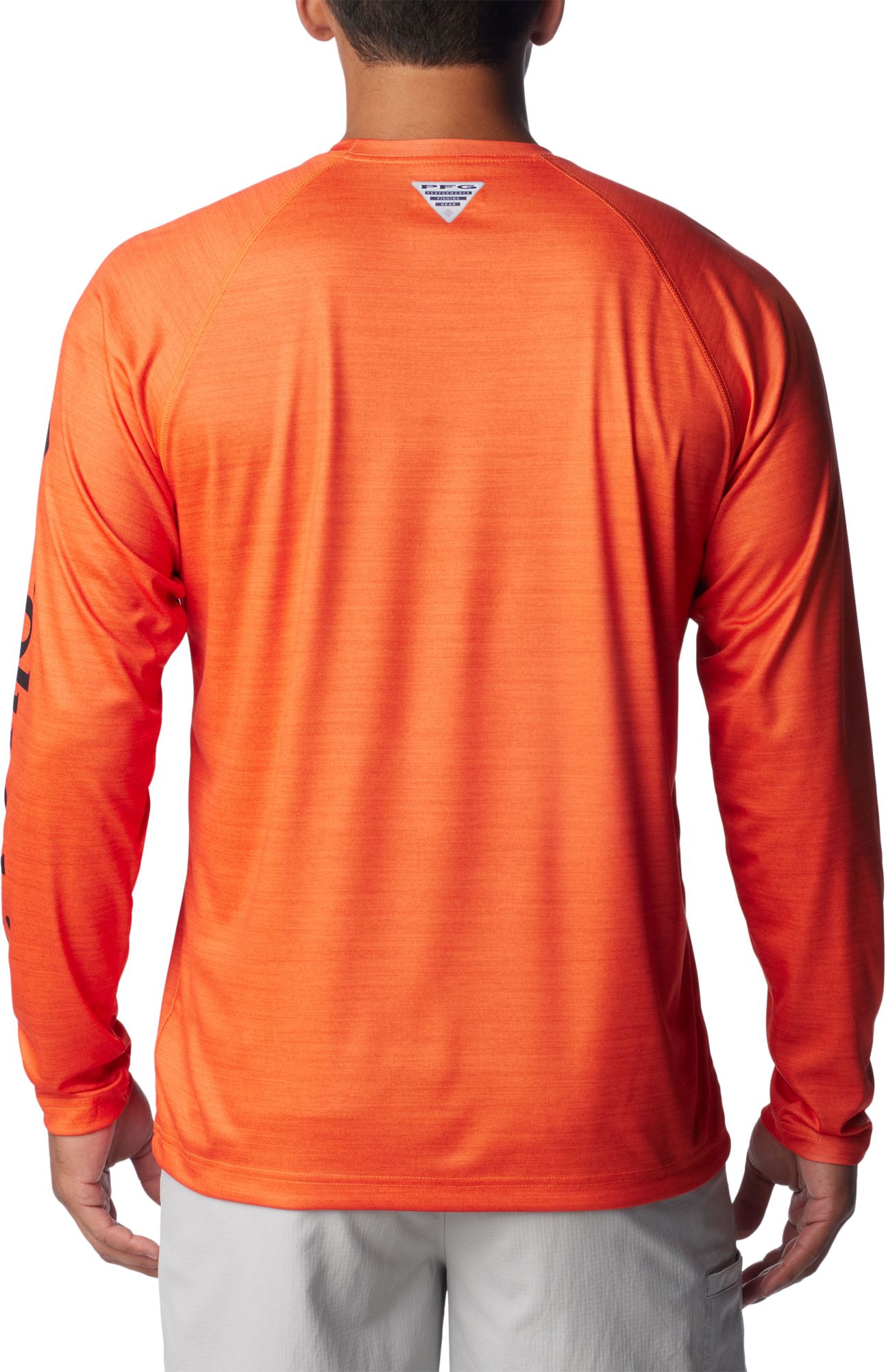 Columbia Men's Oregon State Beavers Orange Terminal Tackle Long Sleeve Shirt