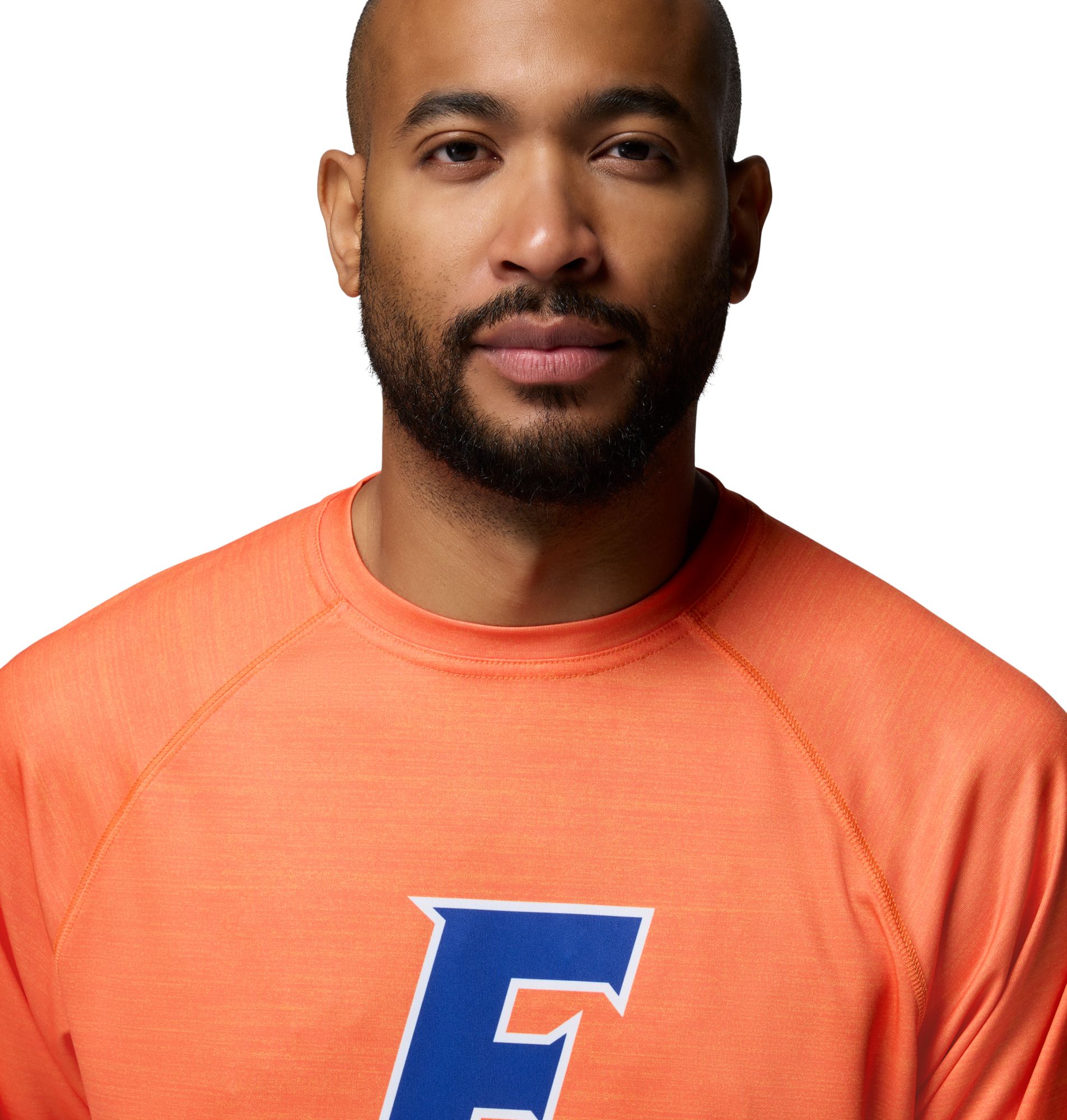 Columbia Men's Florida Gators Orange Terminal Tackle Heather Long Sleeve Shirt product image