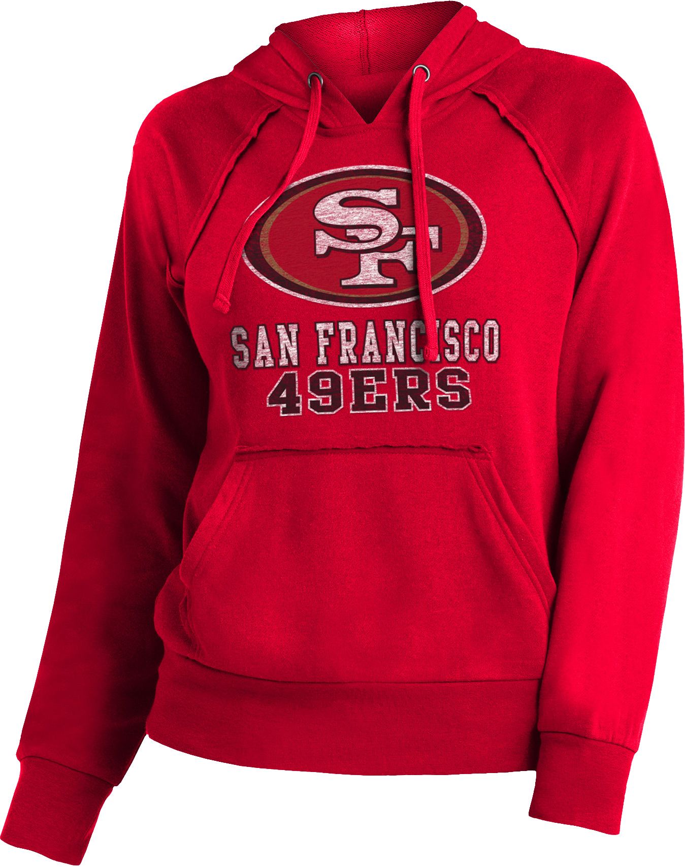 red pullover hoodie women's