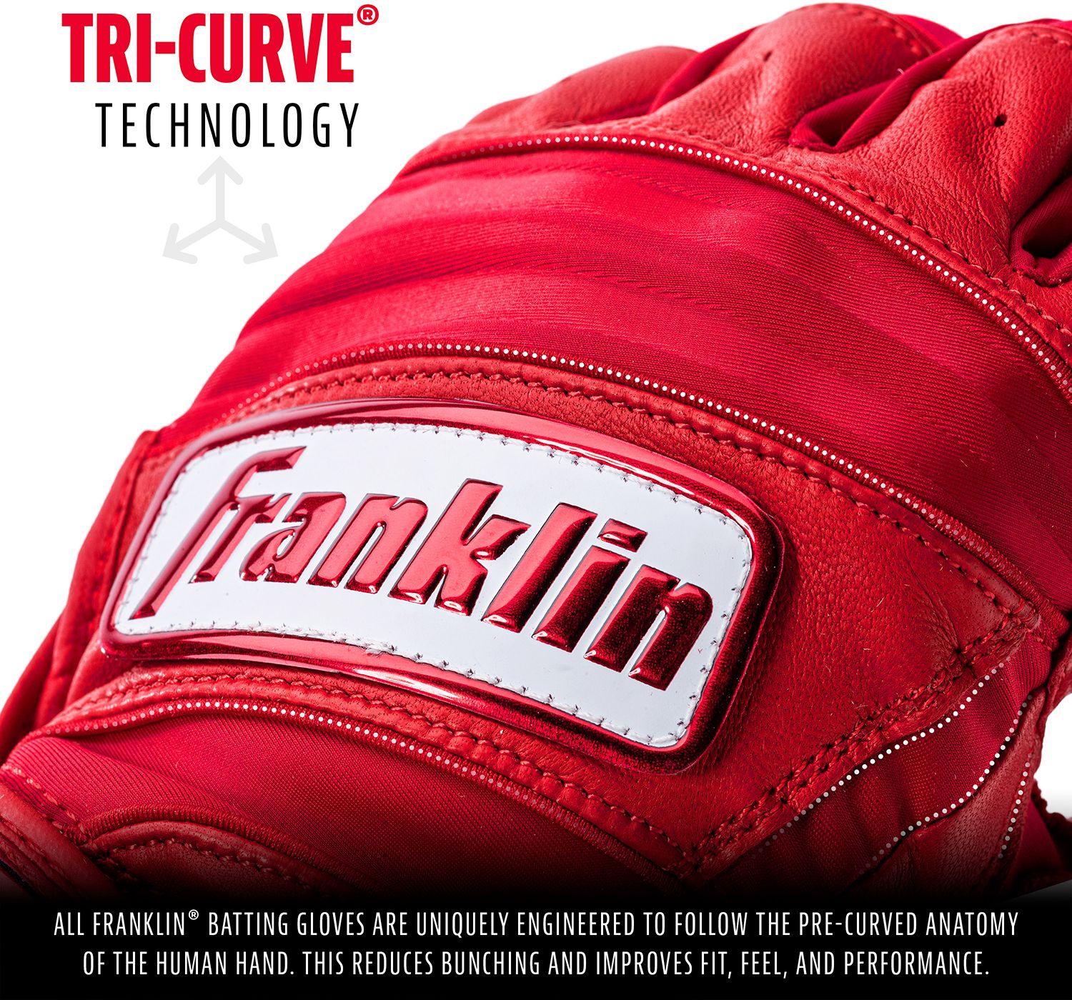 Franklin Adult Natural II Batting Gloves product image